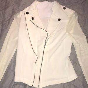 White stylish blazer